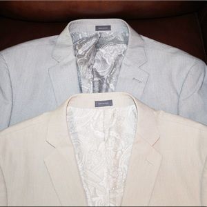 ‼️BUNDLE‼️Two Madison Blazers Tan (42R) Blue (42R)